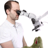 Mikroskop Sticker by Zahnerhalt Heidelberg