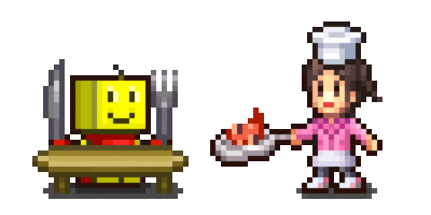 Tennis Cooking Sticker