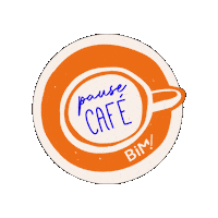 Cafe Break Sticker by STUDIO BIM!