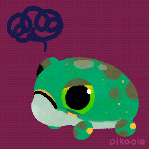 Frog What GIF by pikaole