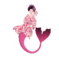 Little Mermaid Glitter Sticker