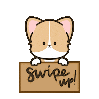 Dog Swipe Up Sticker