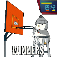 March Madness Basketball Sticker by Pudgy Penguins