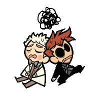 Tired Good Omens Sticker by Kyra