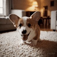 Excited Puppy GIF by Maryanne Chisholm - MCArtist