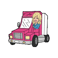 Truck Stop Roadtrip Sticker by Dolly Parton