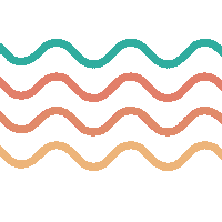 Waves Lines Sticker