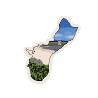 Beach Guam Sticker