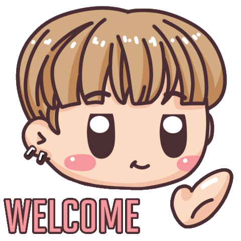 Kim Taehyung Hello Sticker by Milikumi