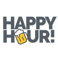 schlouk-map happy drink beer bar Sticker