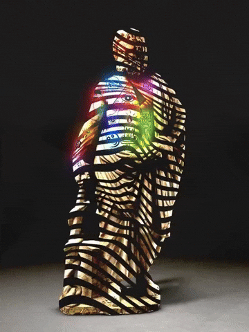 Modern Art Statue GIF by The LSD Hotel