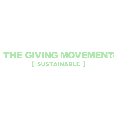 Sustainable Sticker by The Giving Movement