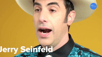 Sacha Baron Cohen Does Jerry Seinfeld