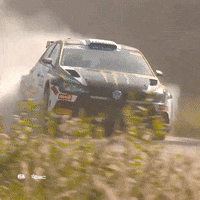 FIA-ERC fast drift rally offroad GIF