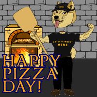 Egonauts dog pizza crypto nft GIF