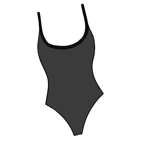 clyquethelabel giphyupload fashion black one piece Sticker