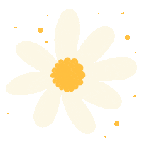 Maddoodler art flower minimal daisy Sticker