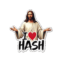 Jesus Love Sticker
