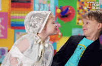 secret life kiss GIF