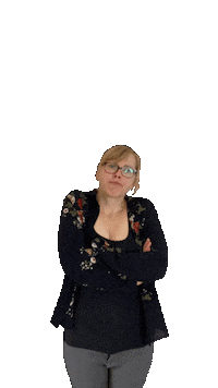 Zeilenschlinger really cross arms wirklich nicht dein ernst Sticker