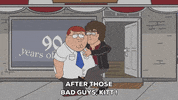 carrying peter griffin GIF by South Park 