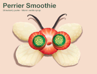 butterfly sparkle GIF by Perrier