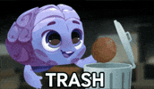 Trash Throw Away GIF by Raena AI