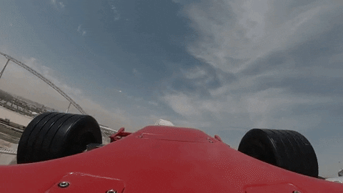 FerrariWorldAD giphyupload red racing fast GIF