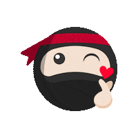 Ninja Van Love Sticker by ninjavanmalaysia