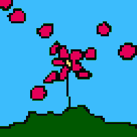 pixelart GIF by 64-x-64 pixel changing color