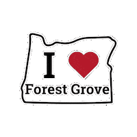 Oregon Sticker by Forest Grove/Cornelius Chamber of Commerce