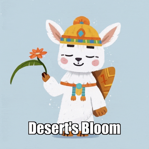 Wisdom Desert GIF by Llamaozi