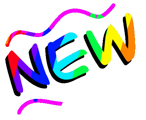 Rainbow New Post Sticker