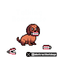 Dog Talking Sticker by HotDogs
