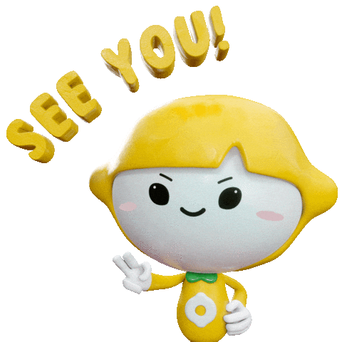 Wink Lemon Sticker