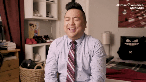 andrew phung laugh GIF by Kim's Convenience