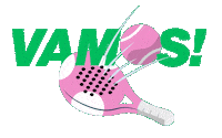 Padel Vamos Sticker by padelgarden