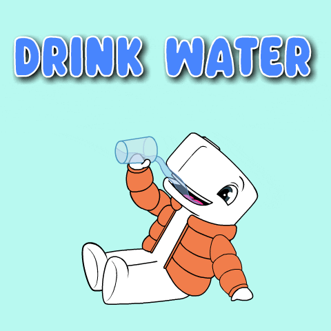 Stay Hydrated Drink Water GIF by Ordinary Friends
