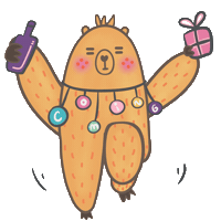 Christmas Coming Sticker