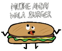 Beef Burger Food Sticker