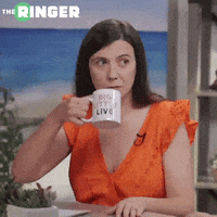 theringer orange tea sip amanda GIF
