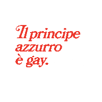 Il Principe Azzurro E Gay Sticker