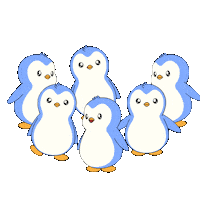 You Are Mine Friends Sticker by Pudgy Penguins