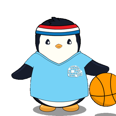 Basketball Win Sticker by Pudgy Penguins