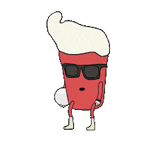 Beer Pong Dancing Sticker by RED CUP Burger Club