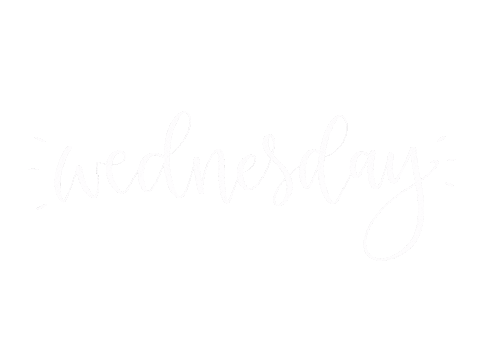 WillowWhiteLetters giphyupload wednesday weekday willowwhiteletters Sticker