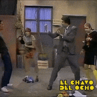 Don Ramon Fight GIF by Grupo Chespirito