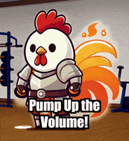 Pump Up The Volume Fitness GIF by Zorooster