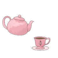 Pink Tea Sticker by Hamilton Princess, Bermuda, A Fairmont Managed Hotel