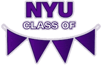 Graduation Nyu Sticker by New York University